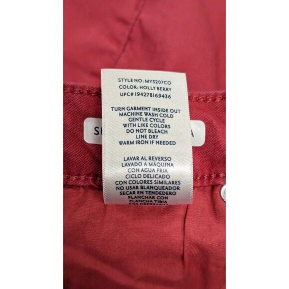 Seven7 Womens Size 12 Holly Berry Mid Rise Flat Front Sunset Bermuda Shorts - Picture 9 of 9